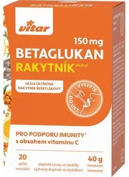 12884-vitar betaglukan 150mg sacky 20x2g 12884-vitar betaglukan 150mg sacky 20x2g